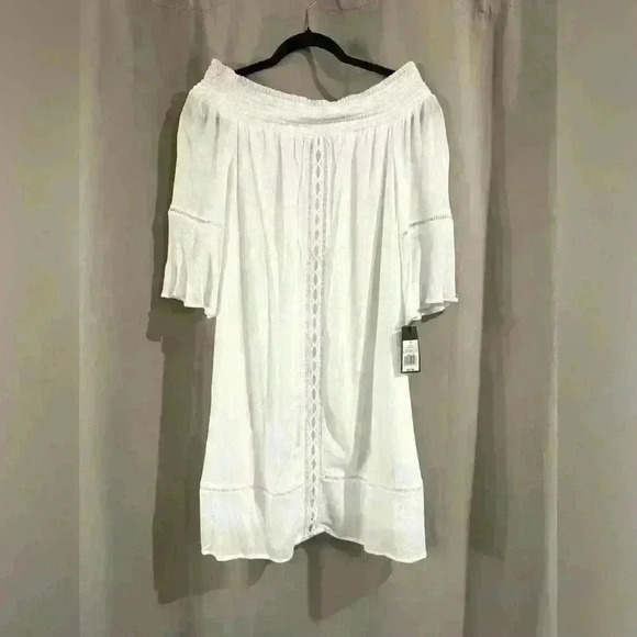Women’s White Massimo Dress - Picture 1 of 8